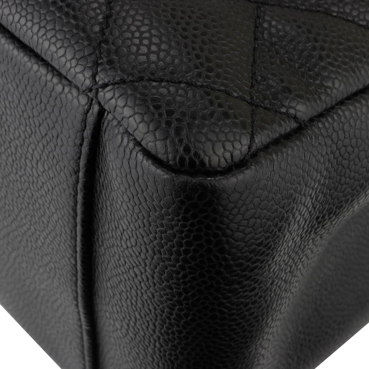 CHANEL Grand Shopping Tote (GST) Bag Black Caviar with Gold Hardware 2015 5