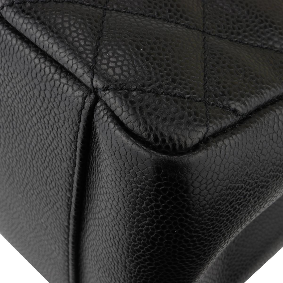 CHANEL Grand Shopping Tote (GST) Bag Black Caviar with Gold Hardware 2015 3