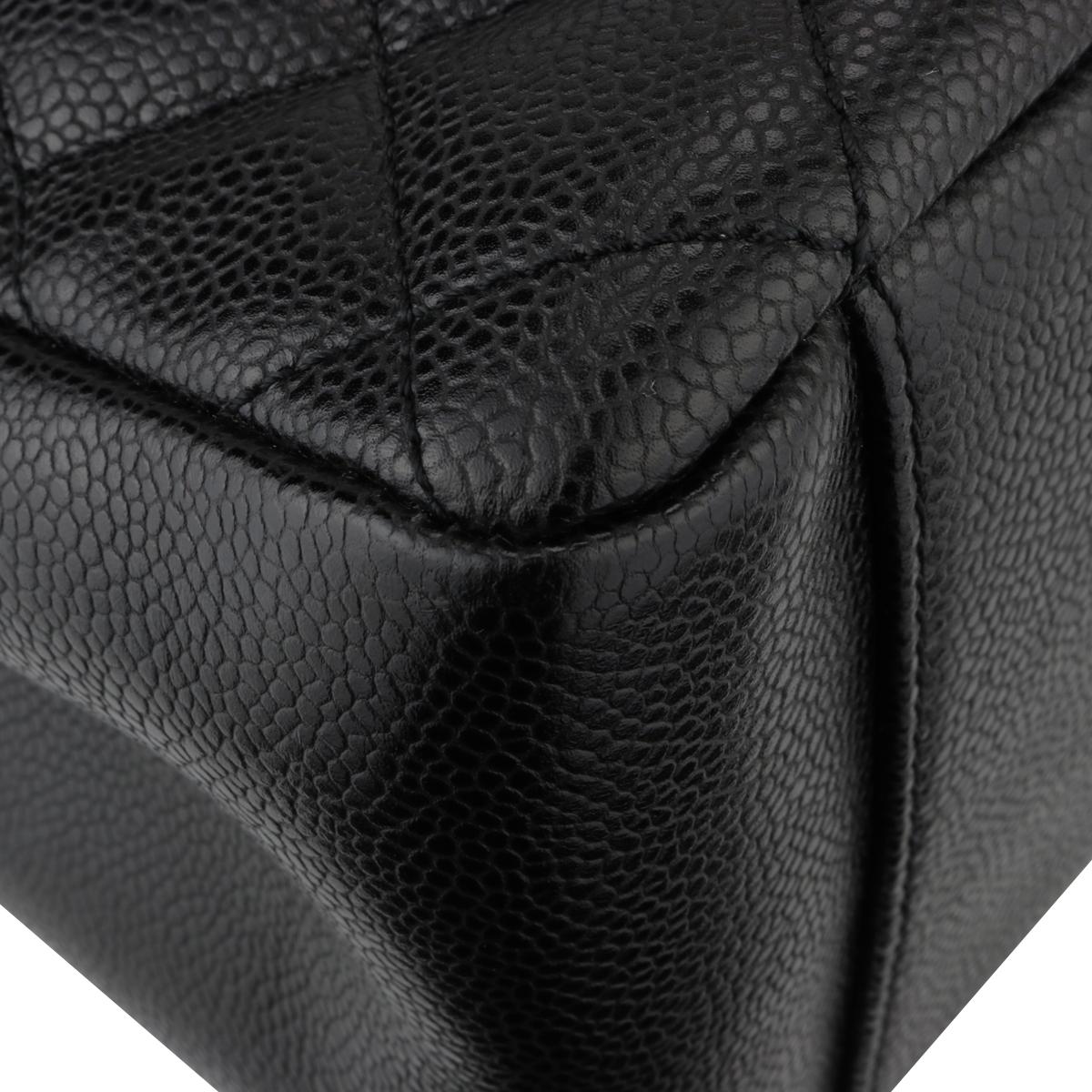 CHANEL Grand Shopping Tote (GST) Bag Black Caviar with Gold Hardware 2015 4