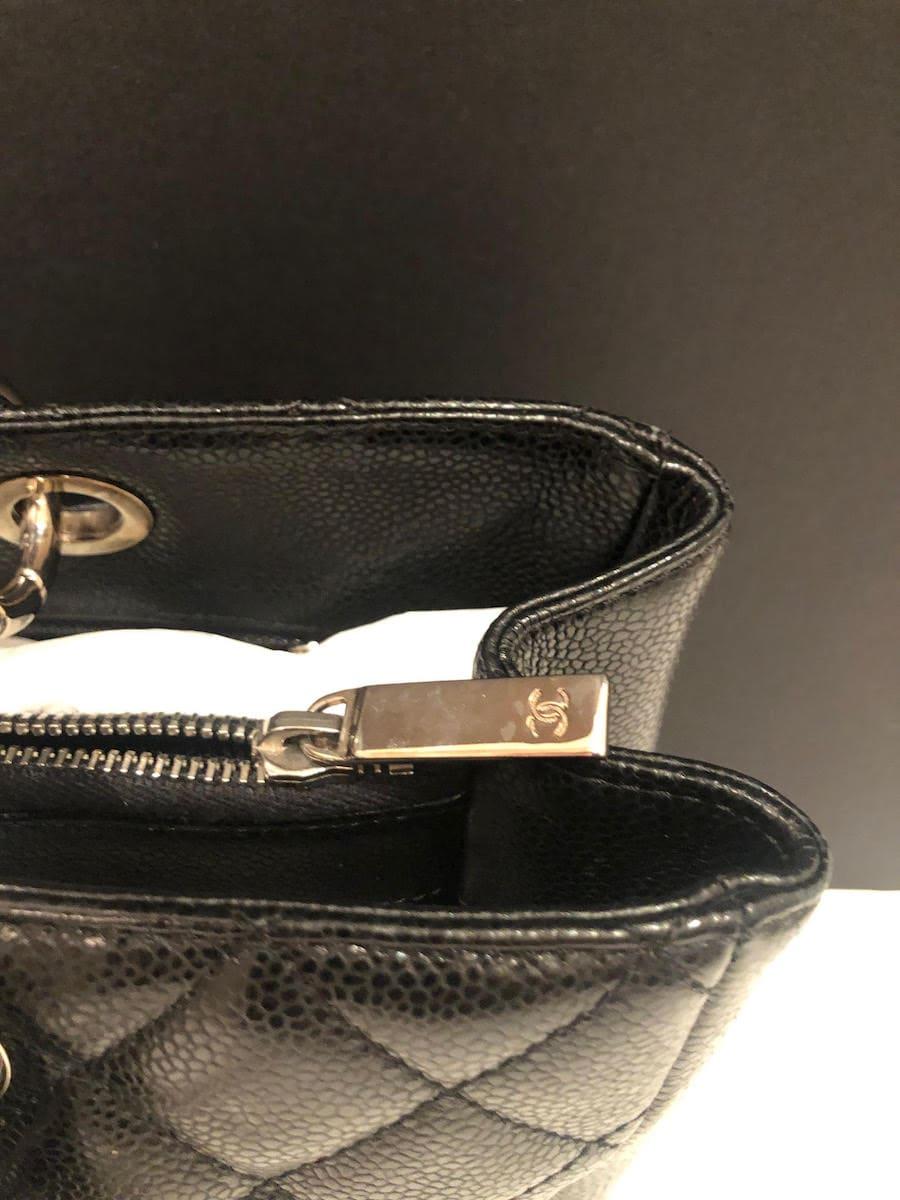 CHANEL Grand Shopping Tote GST Bag Black Caviar with Silver Hardware 2010 1