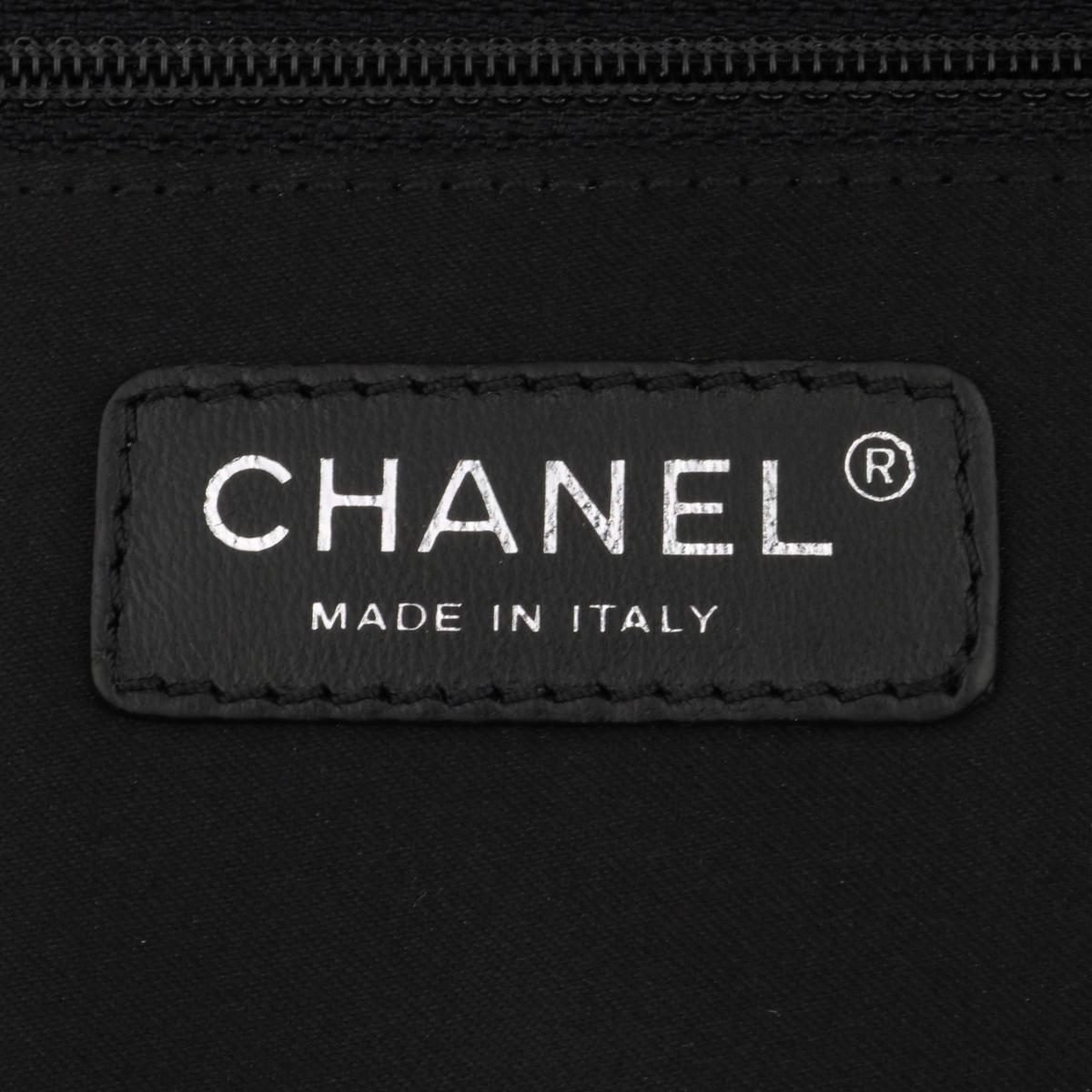 CHANEL Grand Shopping Tote (GST) Bag Black Caviar with Silver Hardware 2012 10