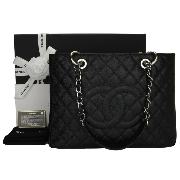 Chanel Pre-owned 2012 Grand Shopping Tote Bag - Black