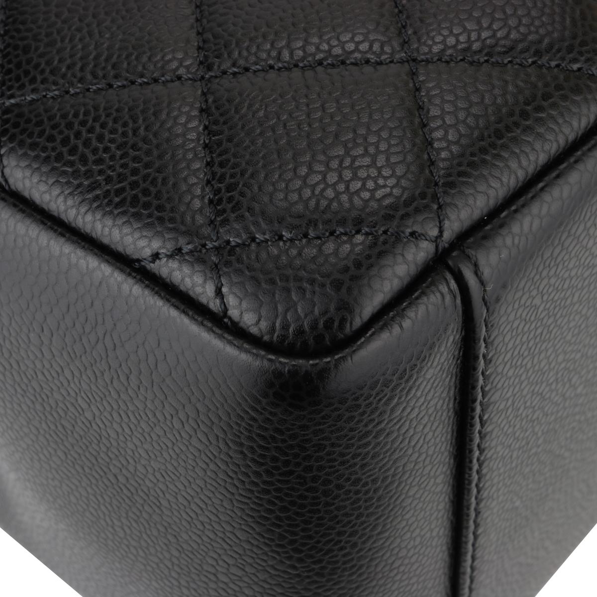 Women's or Men's CHANEL Grand Shopping Tote (GST) Bag Black Caviar with Silver Hardware 2016