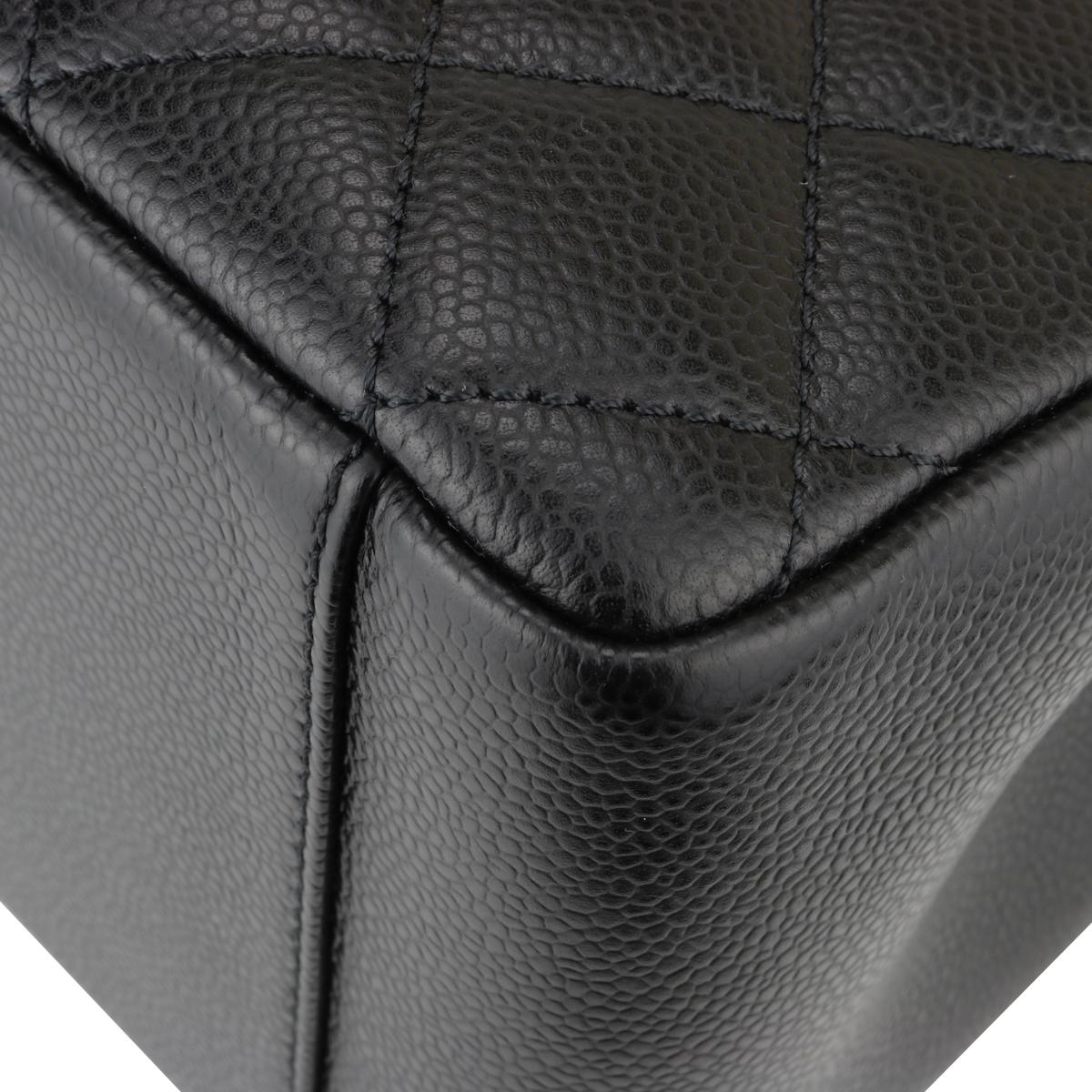 CHANEL Grand Shopping Tote (GST) Bag Black Caviar with Silver Hardware 2016 1
