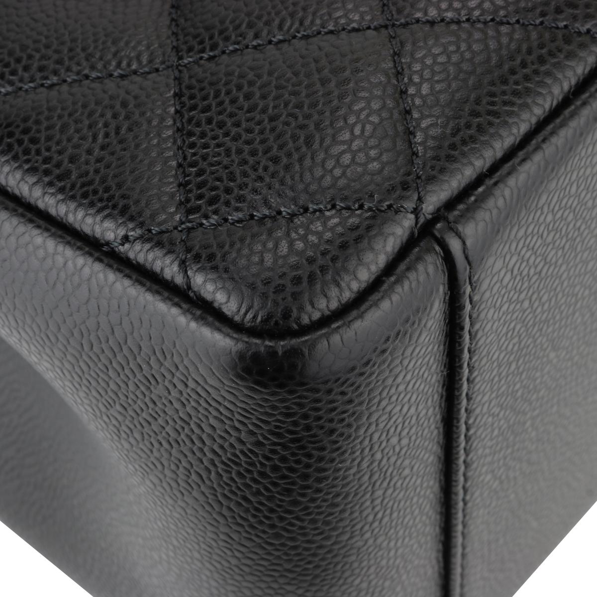CHANEL Grand Shopping Tote (GST) Bag Black Caviar with Silver Hardware 2016 2