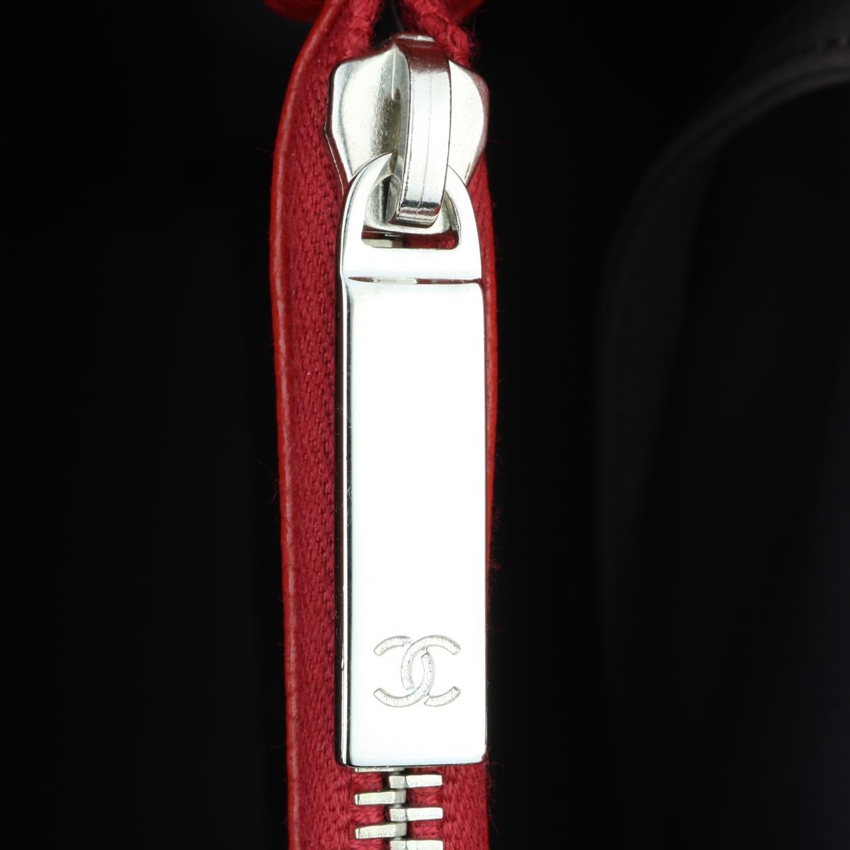 CHANEL Grand Shopping Tote (GST) Red Caviar with Silver Hardware 2011 7