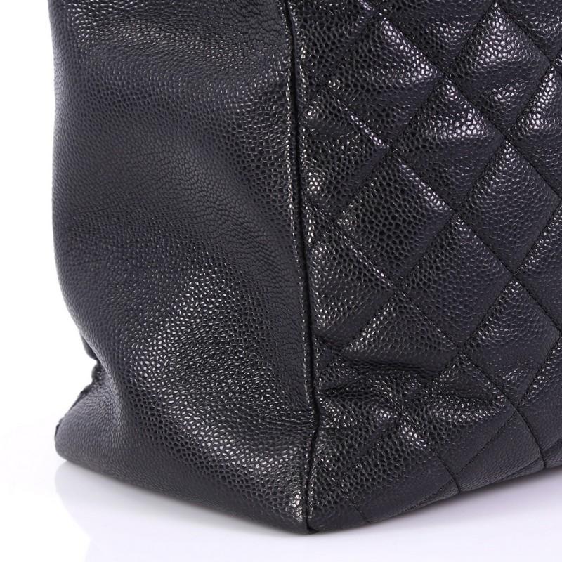  Chanel Grand Shopping Tote Quilted Caviar 1