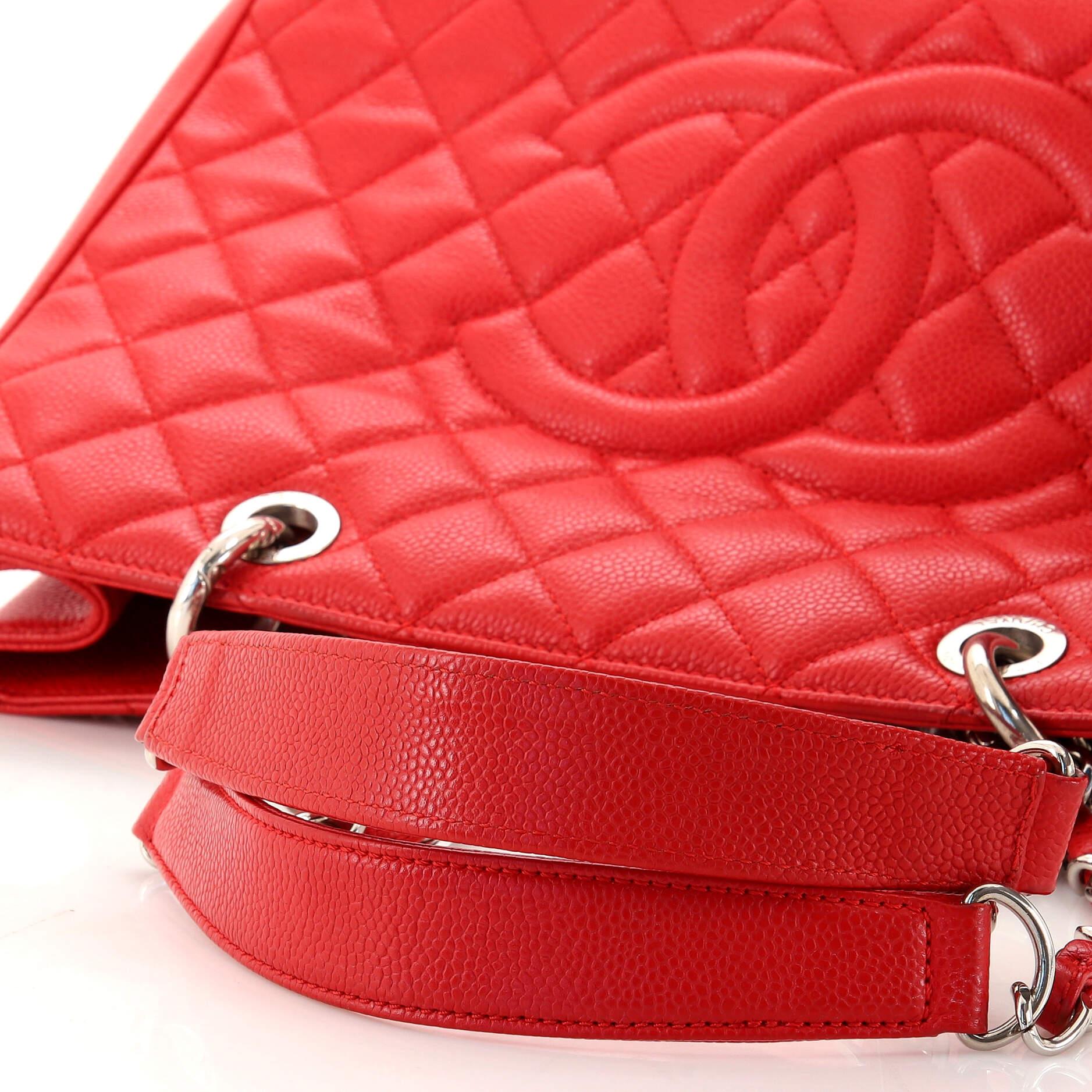 Women's or Men's Chanel Grand Shopping Tote Quilted Caviar