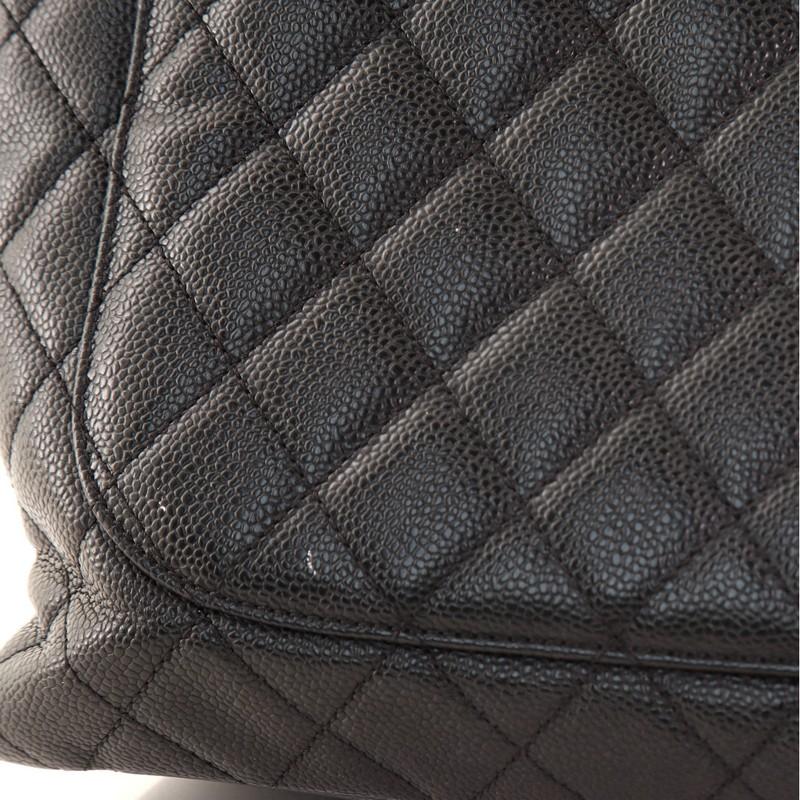 Chanel Grand Shopping Tote Quilted Caviar 4