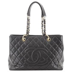 Chanel Grand Shopping Tote Quilted Caviar