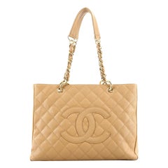 Chanel Grand Shopping Tote Quilted Caviar Chanel Grand Shopping Tote Quilted Caviar