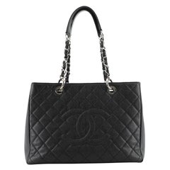 Chanel Grand Shopping Tote Quilted Caviar