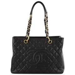 Chanel Grand Shopping Tote Quilted Caviar Chanel Grand Shopping Tote Quilted Caviar