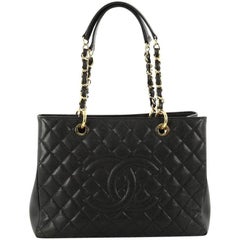 Chanel Grand Shopping Tote Quilted Caviar Chanel Grand Shopping Tote Quilted Caviar
