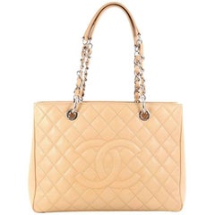 Chanel Grand Shopping Tote Quilted Caviar