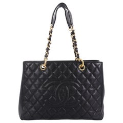 Chanel Grand Shopping Tote Quilted Caviar