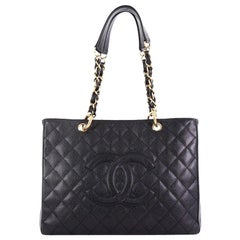 Chanel Grand Shopping Tote Quilted Caviar