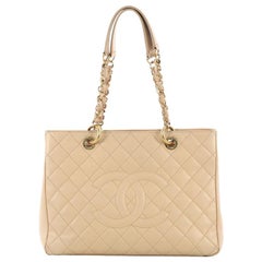 Chanel Grand Shopping Tote Quilted Caviar