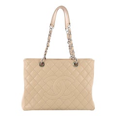 Chanel Grand Shopping Tote Quilted Caviar