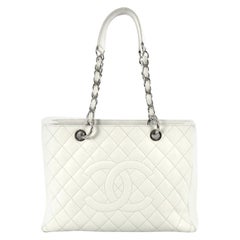 Chanel Grand Shopping Tote Quilted Caviar