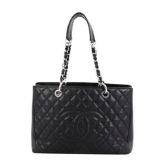 Chanel Grand Shopping Tote Quilted Caviar Chanel Grand Shopping Tote Quilted Caviar