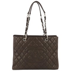 Chanel Grand Shopping Tote Quilted Caviar