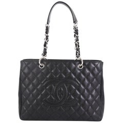Chanel Grand Shopping Tote Quilted Caviar