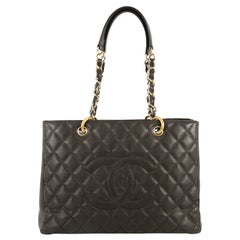 Chanel Grand Shopping Tote Quilted Caviar