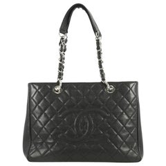 Chanel Grand Shopping Tote Quilted Caviar