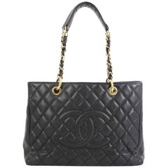 Chanel Grand Shopping Tote Quilted Caviar,