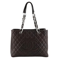 Chanel Grand Shopping Tote Quilted Caviar