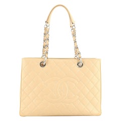 Chanel Grand Shopping Tote Quilted Caviar