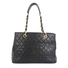 Chanel Grand Shopping Tote Quilted Caviar