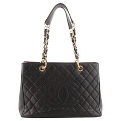 Chanel Grand Shopping Tote Quilted Caviar