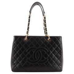 Chanel Grand Shopping Tote Quilted Caviar Chanel Grand Shopping Tote Quilted Caviar