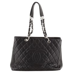 Chanel Grand Shopping Tote Quilted Caviar