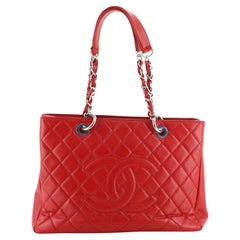 Chanel Grand Shopping Tote Quilted Caviar