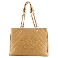 Chanel Grand Shopping Tote Quilted Caviar