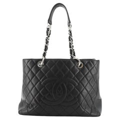 Chanel Grand Shopping Tote Quilted Caviar Chanel Grand Shopping Tote Quilted Caviar