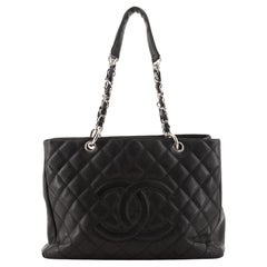 Chanel Grand Shopping Tote Quilted Caviar