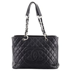 Chanel Grand Shopping Tote Quilted Caviar