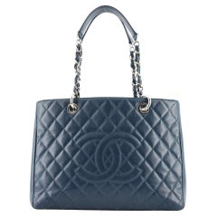 Chanel Grand Shopping Tote Quilted Caviar