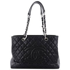 Chanel Grand Shopping Tote Quilted Caviar