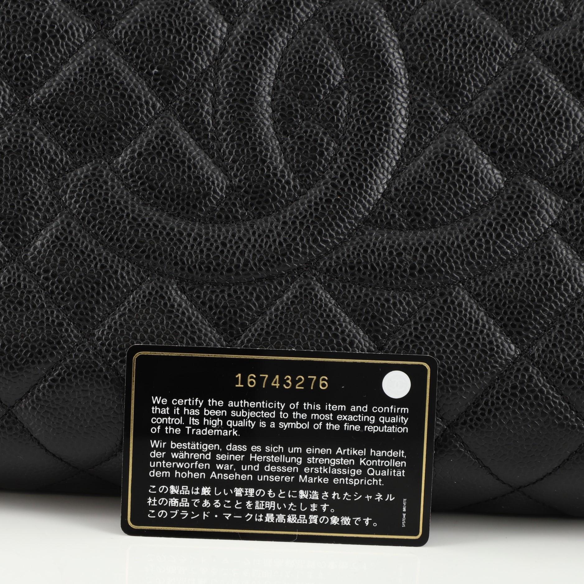 Chanel Grand Shopping Tote Quilted Caviar XL 1
