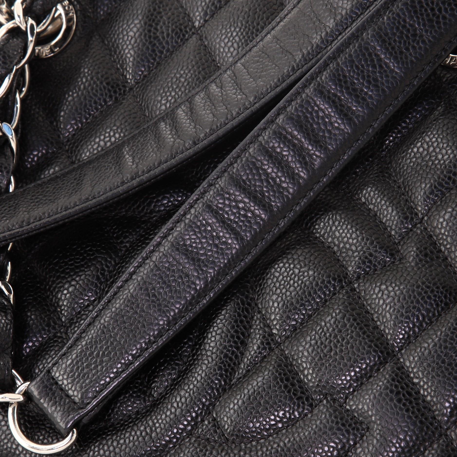 Chanel Grand Shopping Tote Quilted Caviar XL 2