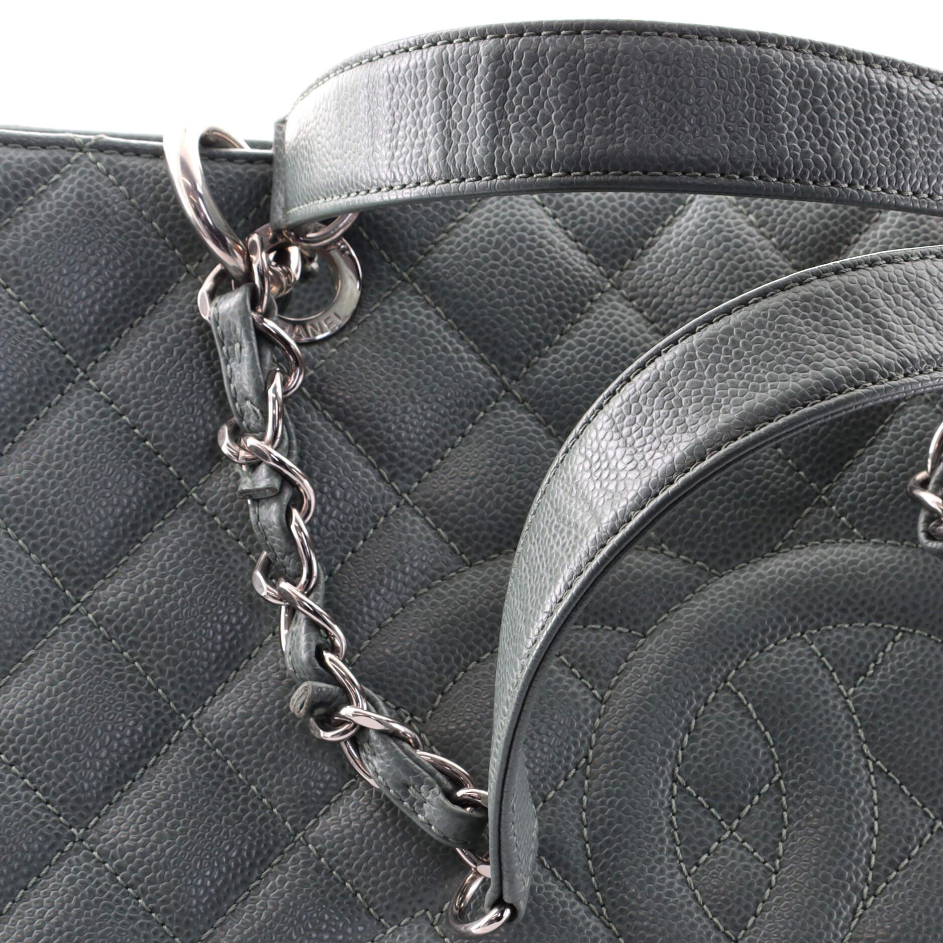 Chanel Grand Shopping Tote Quilted Caviar XL 1