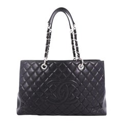 Chanel Grand Shopping Tote Quilted Caviar XL,