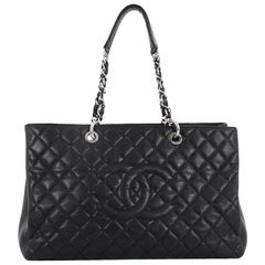 Chanel Grand Shopping Tote Quilted Caviar XL