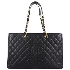 Chanel Grand Shopping Tote Quilted Caviar XL