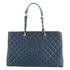 Chanel Grand Shopping Tote Quilted Caviar XL